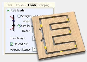 Vectric VCarve Pro Tabs