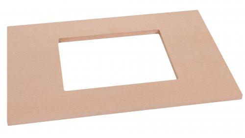 Malline inserttilevyn aukolle - sopii ELP-FS ja OFL-inserteille - 306x229mm
