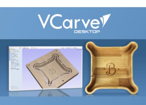 Vectric - VCarve Desktop V12.5 - CAD/CAM-programvara för CNC-fräs