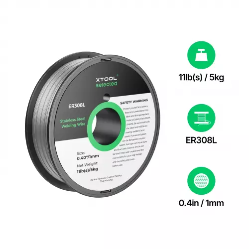 xTool - 1mm ER308L Ruostumaton teräs hitsauslanka - 5kg