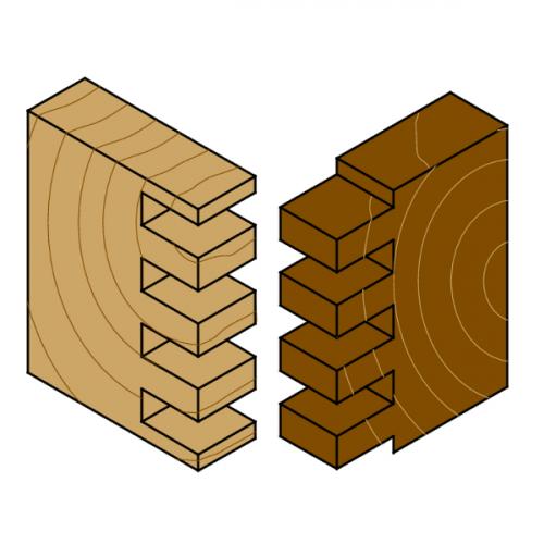 CMT - sormiliitos-sapluuna 8mm suorille terille