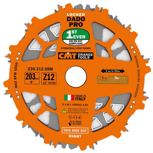 CMT - Locked Dado Pro 203mm x 30mm Z12