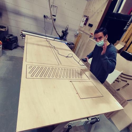 A DIY workshop bought a SmartBench for its members to use