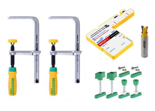 MATCHFIT - Dovetail Clamp Pro - Build Your Own Perfect Clamping Table or Sawing Sled
