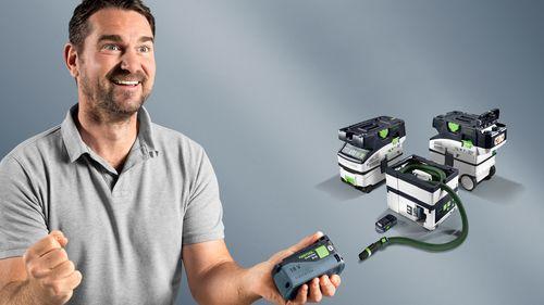 Festool launches cordless system extractors