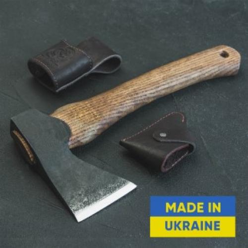 Beavercraft - Pieni Veistokirves Nahkatupella ja Vyökotelolla