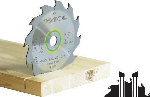 Festool - Saw blade HW 160x2,2x20 W18 WOOD STANDARD