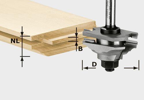Festool - Urosprofiilijyrsin HW S8 D46 x D12-FD