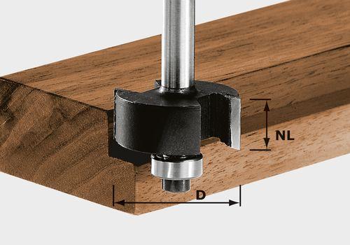 Festool - Fals-/kantfräs HW S8 D31,7/NL 12,7