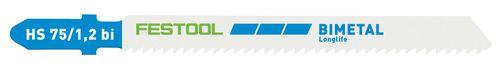 Festool - Jigsaw blade HS 75/1,2 BI/5 METAL STEEL/STAINLESS STEEL