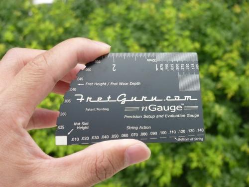 FretGuru - Precision Setup and Evaluation Gauge - silver