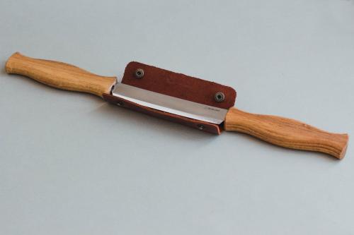 BeaverCraft - Vetopuukko 120mm Tammikahvat - Nahkasuoja terälle