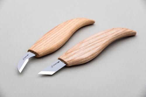 BeaverCraft – Chip Carving Knives Set (2 knives + accessories)