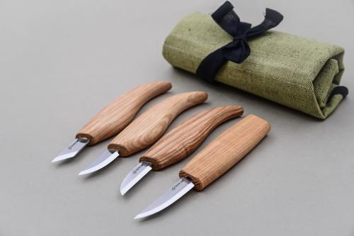 BeaverCraft – Setti S07 – Perusveitset sarja (4kpl) + säilytysrulla