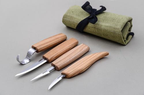 BeaverCraft – Setti S09 – Perusveitset sarja 2 (4kpl) + säilytysrulla