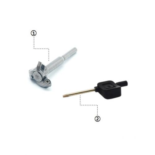 Manpa - Mini Kaiverrusterä - Kolmio teräpala - 6mm Kara