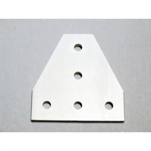 T-Joining Plate - Silver Grey Anodised
