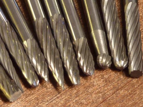 10 pieces Tungsten Carbide Rotary Burr SET 1/8 inch shank