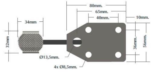 Piher 222 Grip Table clamp 12"