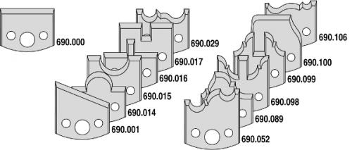 CMT - 13 PIECE MULTIPROFILE CUTTER HEAD SETS WITHOUT LIMITERS