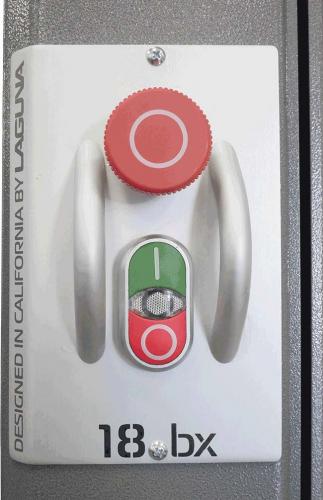 Laguna 18|BX bandsaw - Ceramic blade guides & Disc brake - 402mm resaw capacity