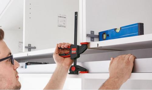 Bessey - Yhden käden puristin - Kiskoille ja pöytiin | Monipuolinen - Sis. 2 puristinta