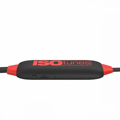 ISOtunes Xtra 2.0 Tulppakuulosuojaimet Puna/Musta - EN352