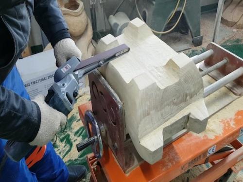 Manpa - Belt Sander - Nauhahioma-varsi M14