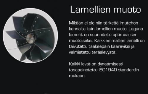 Laguna - C Flux 3/3 – Sykloni puruimuri 2200W / 3831m3/h - 1 mikronin hienosuodatin - 3-vaihe Uusi 2022 Versio!