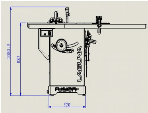 Laguna - Fusion 3 Table saw