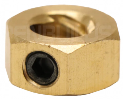 Brass Lead Screw Tension Nut TR8x8 OD: 13mm Hex nut