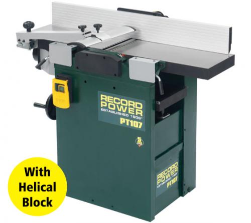 Record - 10" x 7" 2-Slot Spiral Block - Heavy Duty Planer Thicknesser *