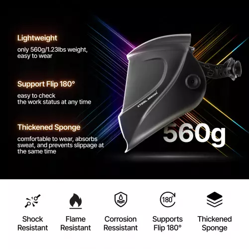 xTool - Itsestään tummuva laserhitsauskypärä 1080nm OD8+