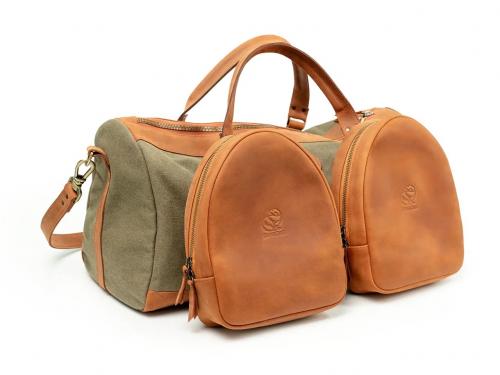 Beavercraft - Journey - Canvas and Leather Travel Luggage Duffel Bag