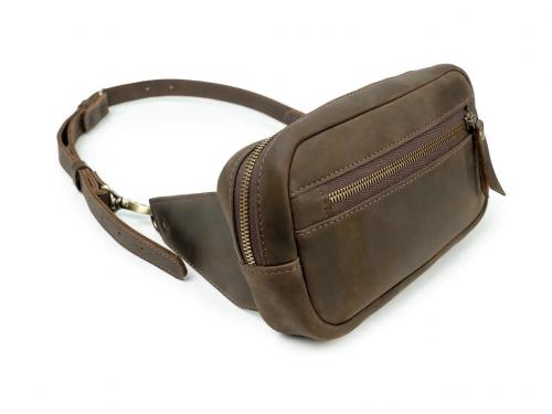 Beavercraft - Quest - Leather Waist Bag Fanny Pack Bum Bag for Men and Women