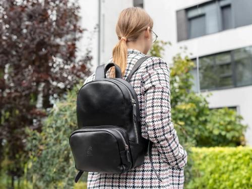 Beavercraft - Serenity - Leather Backpack for Women, Black