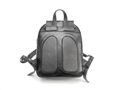 Beavercraft - Serenity - Leather Backpack for Women, Black