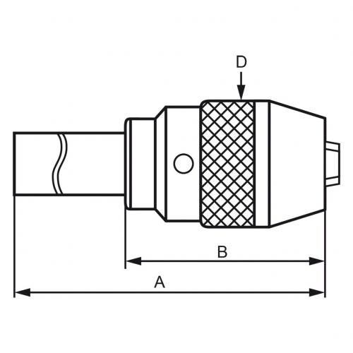 Bernardo - pikaistukka MK 3, 1 – 16 mm,suorakiinnitys