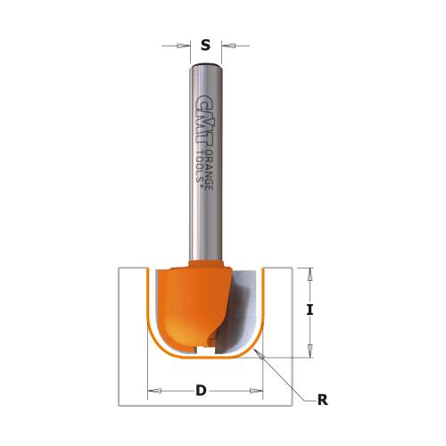 CMT - BOWL AND TRAY BIT HW S=12 D=19 X16