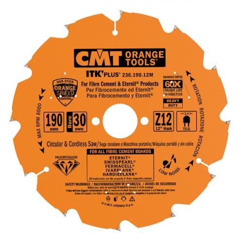 236.160.04H - CMT - SAW BLADE FOR FIBER CEMENT DP D=160X2.4/1.8X20 Z4 TCG