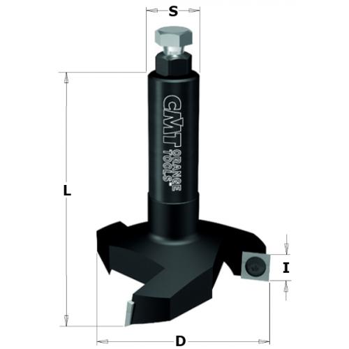 Plaanausjyrsinterä HW Z3 S=20X60 D=80X12X90 RH