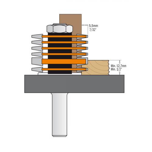 CMT - FINGER JOINT BIT HW S=12 D=47.6X36