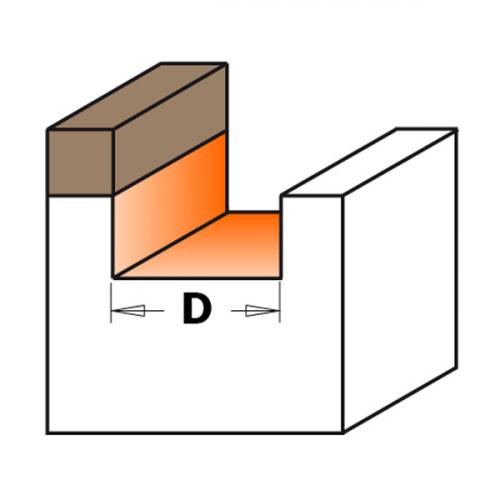 CMT - MORTISING BIT HW S=6,35 D=12,7X19