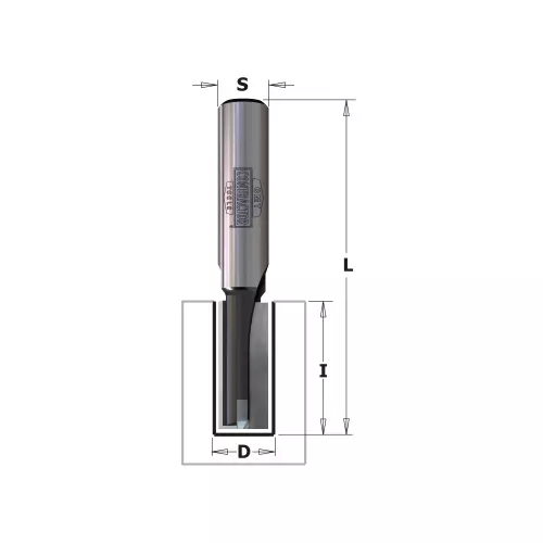 Contractor Straight Bits with Centre Tip D=10 I=40 L=90 Z2+1