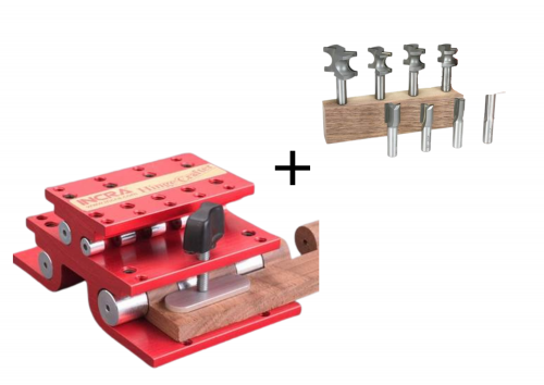 INCRA - Hingecrafter + Whitseside INCRA HingeCrafter router bit set - Metric