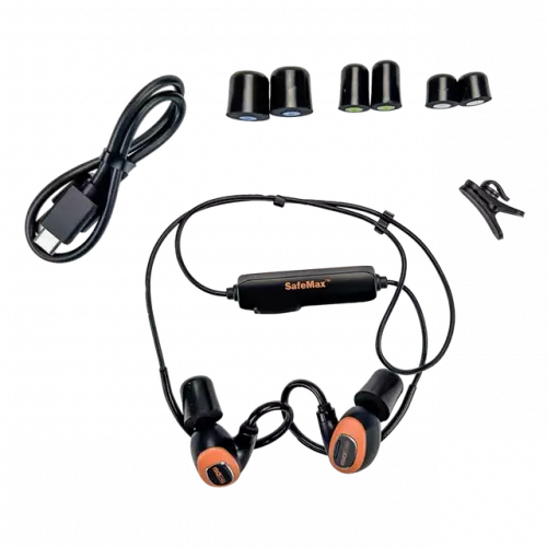 ISOtunes PRO 3.0 - Bluetooth 5.4 Nappikuulosuojaimet & kuulokkeet & hands free - Oranssi EN352-2
