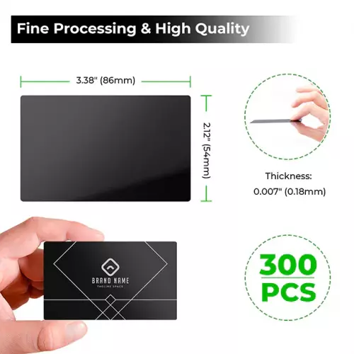 xTool - Multicolor Aluminum Business Card (300 pcs)