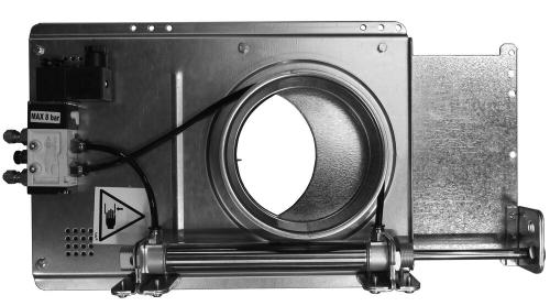 Nordfab - Automatic damper SBAS QF Ø400 mm - electrically operated - galvanised steel