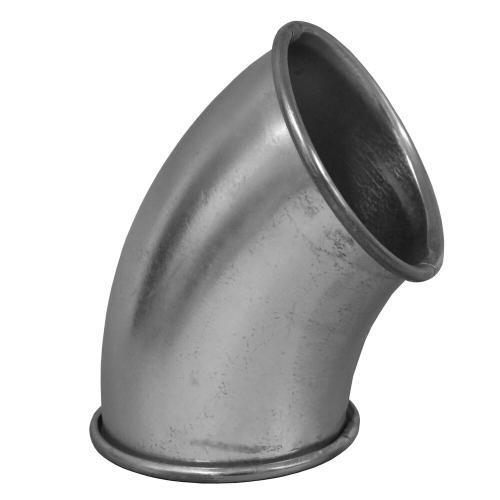 Nordfab - Pressed bend QF Ø125 mm 60° R=1,5 - galvanised steel 0,9 mm
