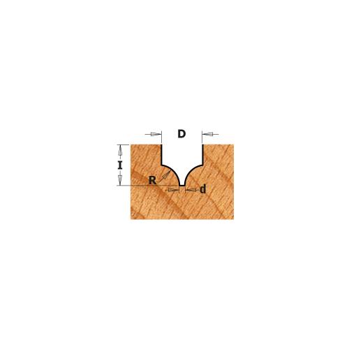 OVOLO BIT HW Z1 S=8 D=1.3/10x10x50.8 R5 RH